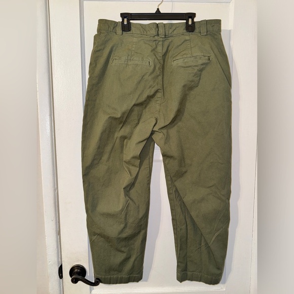 Gap Green Staight leg khaki Pants size 12 - Picture 3 of 4